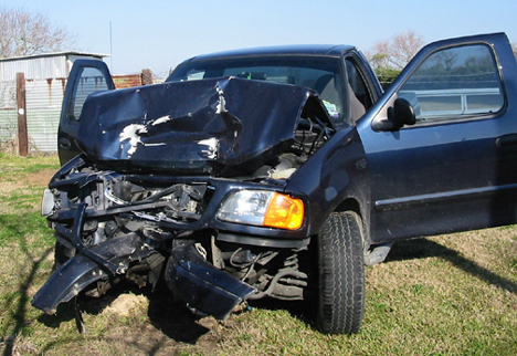 ford f150 crashed