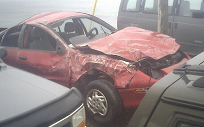 Rollover Crash in Canada