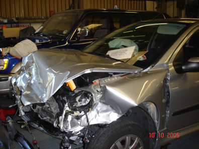 Car Crash Caused by Spider Hampshire,England