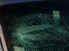 Windshield Shattered