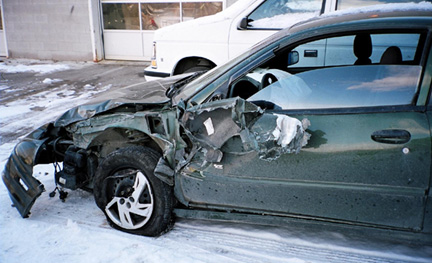 Pontiac Sunfire Crash