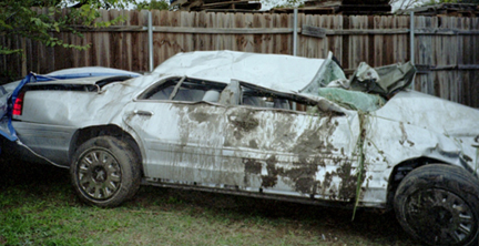 Crown Victoria Rollover Accident