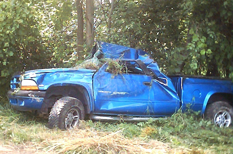 Dakota Sport Truck Rollover Massachusetts