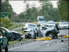 Speeding Bmw Crash