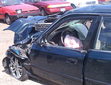 Honda Civic Versus Semi Truck: Head On