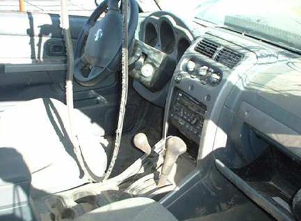 Nissan Xterra Interior After Wreck Portland, Oregon