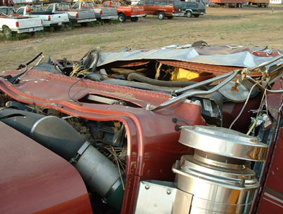 Logging Truck Rollover: Fatal Wreck