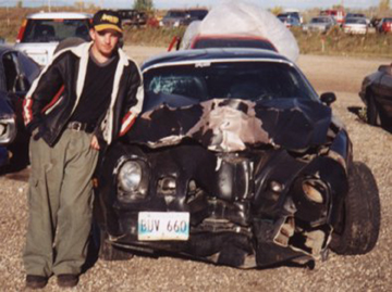 Camaro Tire Blow-Out Winnipeg, Manitoba