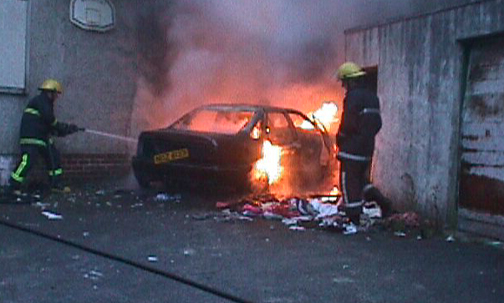 Car Fire Ireland