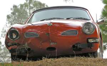 Karmen Ghia Accident