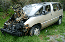 Van Crash and Burn