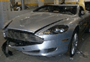 Aston Martin DB9 Crash