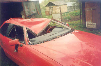 Audi Wrecked latvia