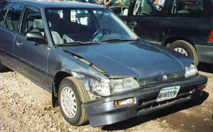 Honda Civic Wrecked Minneapolis, Minnesota