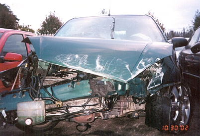 Boston Mass Car Crash on Mass pIke