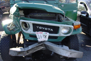 Toyota Old crash