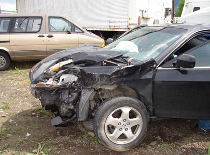 Train Crossing Honda Car Accident