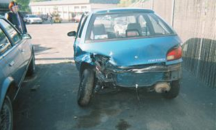 Geo Metro Car Wreck