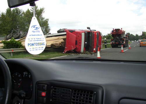 Truck Rollover Crash