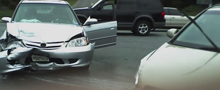 Hyundai Accent Crash with Honda