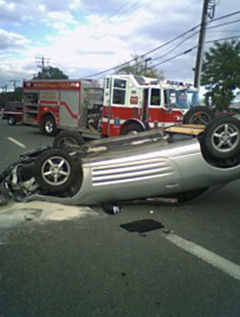 Mitsubishi Eclipse Flipped: Wrecked