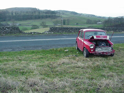 Mini Cooper Accident Picture