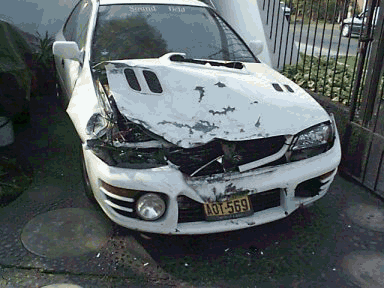 Impreza Crashed