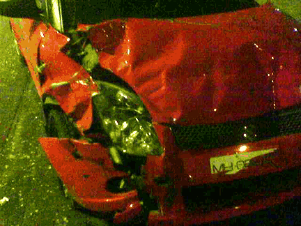Suzuki Swift Wrecked by Drunk Cab Driver