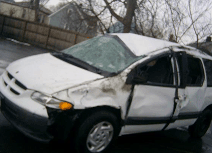 Dodge Caravan Rollover