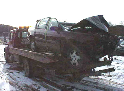 Accident in Chevy Malibu