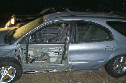 Ford Taurus Wagon Wrecked