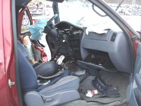 Toyota Tacoma Interior Crash