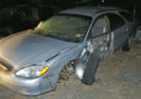 Ford Taurus crash