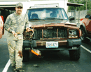 Deer Jeep Crash