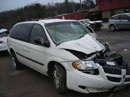 Dodge Caravan crash