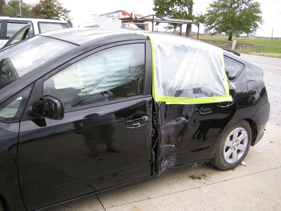 Toyota Crashed