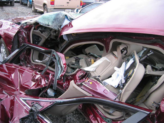 Cadillac crash accident