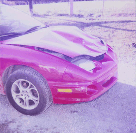 Deer car wreck
