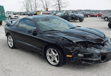 Pontiac Firebird Accident California