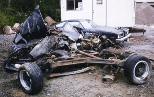 Buick Utterly Destroyed Chatham, Michigan