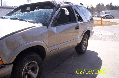 Chevy Blazer Accident