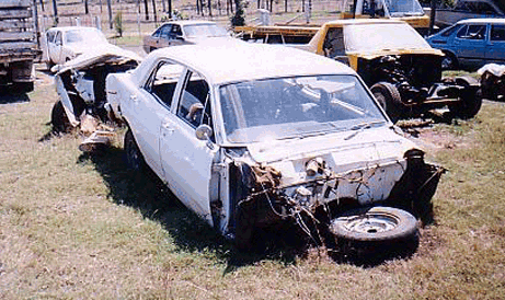 Ford falcon crash