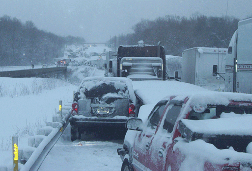 50 Vehicle Highway Wreck