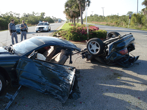Mustang Wreck: Torn in Half Naples, Florida
