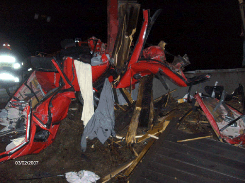 Poland Car Crash Ustron, Poland