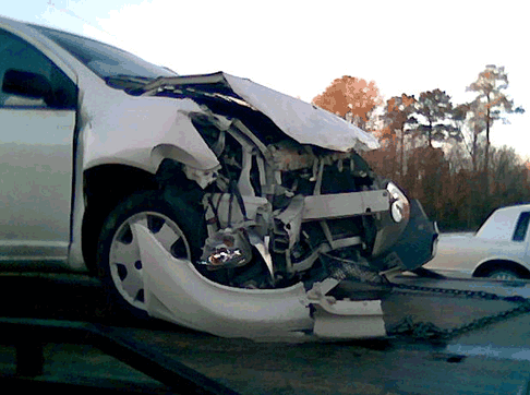 Toyota Echo Crash