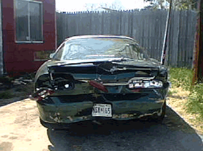 Chevy Camaro Rear Ended Kensington Maryland 