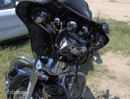 Motor cycle crash