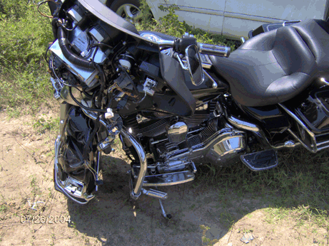 Harley davidson crash