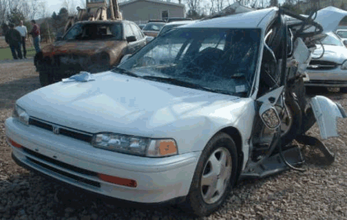 Honda Accord Rear End Accident